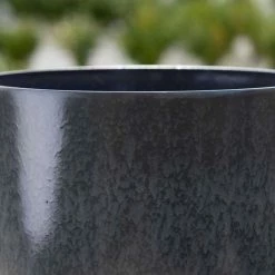 53cm Tall Round Planter In Grey -Plants outlet store PP80GRYL 2 4a28