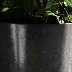 43cm Tall Round Planter In Grey -Plants outlet store PP80GRYM 1 ce0a