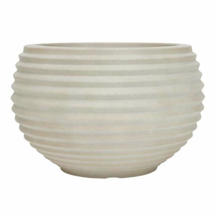 54cm Round Planter Pot In Beige 3 54cm Round Planter Pot In Beige
