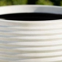 54cm Round Planter Pot In Beige 12 54cm Round Planter Pot In Beige -Plants outlet store PP82BGEL 3 fd26