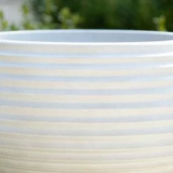 41cm Round Planter Pot In Beige -Plants outlet store PP82BGEL PP82BGEM 3 b934