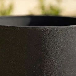 35cm Cylinder Planter In Black 14 35cm Cylinder Planter In Black -Plants outlet store PP83BLKM 4 7808