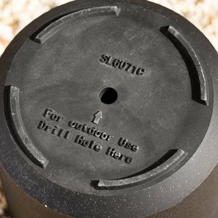 35cm Cylinder Planter In Black 9 35cm Cylinder Planter In Black - Image 7