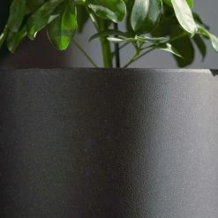28cm Cylinder Planter In Black 9 28cm Cylinder Planter In Black -Plants outlet store PP83BLKS 1 5bea