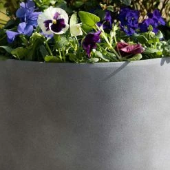35cm Cylinder Planter In Grey -Plants outlet store PP83GRYM PP83GRYS 1 2730