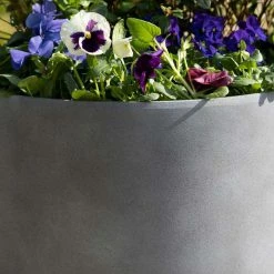 43cm Cylinder Planter In Grey -Plants outlet store PP83GRYM PP83GRYS 1 67e8