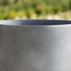 43cm Cylinder Planter In Grey -Plants outlet store PP83GRYM PP83GRYS 3 02e4