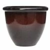 54cm Round Planter In Burgundy -Plants outlet store PP85BLKM 1PP85BLKS 271e
