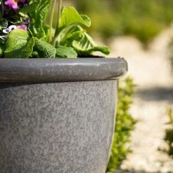 54cm Round Planter In Grey -Plants outlet store PP85GRYM PP85GRYS 1 a42e
