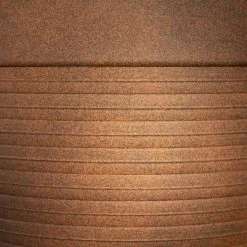 57cm Tall Round Planter In Rust -Plants outlet store PP88RSTM PP88RSTL 5 ff04