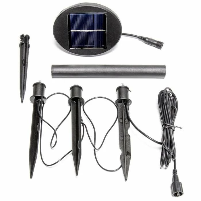 Set Of Three Solar Powered LED Planter Stake Lights 6 Set Of Three Solar Powered LED Planter Stake Lights - Image 4