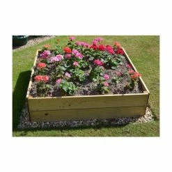 216 Litres - Wooden Timber Raised Square Grow Bed Single Tier - 120cm² (H15cm) 5 216 Litres - Wooden Timber Raised Square Grow Bed Single Tier - 120cm² (H15cm) -Plants outlet store PP9933 rollover image d19c