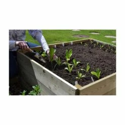 162 Litres - Wooden Timber Raised Rectangular Grow Bed Single Tier - 120cm X 90cm (H15cm) -Plants outlet store PP9942 add image 2 fcc5