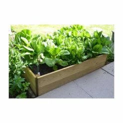 324 Litres - Wooden Timber Raised Rectangular Grow Bed 3-Tier - 120cm X 60cm (H45cm) -Plants outlet store PP9947 add image 1 d733