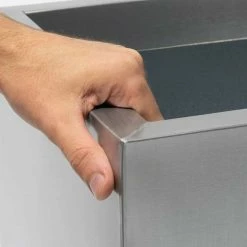 75cm Zinc Galvanised Silver Trough -Plants outlet store PP9999 add image 3 197f