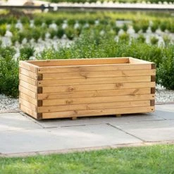 1.1m Pine Raised Trough Planter 13 1.1m Pine Raised Trough Planter -Plants outlet store PP main 186f