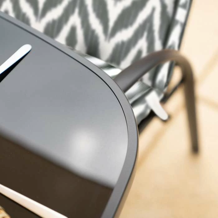 Hadleigh 6 Seater Garden Dining Furniture Set In Grey Pattern By Hectare® 7 Hadleigh 6 Seater Garden Dining Furniture Set In Grey Pattern By Hectare® - Image 5