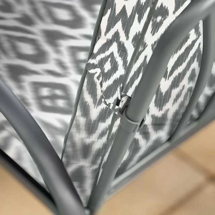 Hadleigh 6 Seater Garden Dining Furniture Set In Grey Pattern By Hectare® 5 Hadleigh 6 Seater Garden Dining Furniture Set In Grey Pattern By Hectare® - Image 3