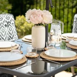 Hadleigh 6 Seater Garden Dining Furniture Set In Grey Pattern By Hectare® 15 Hadleigh 6 Seater Garden Dining Furniture Set In Grey Pattern By Hectare® -Plants outlet store PRI1938 PrimroseHectare 49 74d9