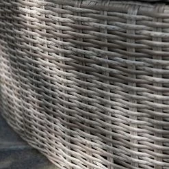 'Peony' Luxury Rattan 6 Seater Modular Garden Sofa Set With Storage Basket And Coffee Table In Stone By Primrose Living -Plants outlet store Stone FU102249 4 MaterialClose 6bb6