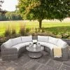 'Peony' Luxury Rattan 6 Seater Modular Garden Sofa Set With Storage Basket And Coffee Table In Stone By Primrose Living 2 'Peony' Luxury Rattan 6 Seater Modular Garden Sofa Set With Storage Basket And Coffee Table In Stone By Primrose Living -Plants outlet store Stone FU102249 6 FullSet 22ca