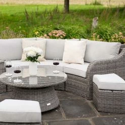 'Peony' Luxury Rattan 8 Seater Modular Garden Sofa Set With Storage Basket And Coffee Table In Stone By Primrose Living 14 'Peony' Luxury Rattan 8 Seater Modular Garden Sofa Set With Storage Basket And Coffee Table In Stone By Primrose Living -Plants outlet store Stone FU102250 6 FullSetCloseOff2 40f3
