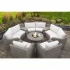 'Peony' Luxury Rattan 8 Seater Modular Garden Sofa Set With Storage Baskets And Coffee Table In Stone By Primrose Living 2 'Peony' Luxury Rattan 8 Seater Modular Garden Sofa Set With Storage Baskets And Coffee Table In Stone By Primrose Living -Plants outlet store Stone FU102251 FullSet a2f3