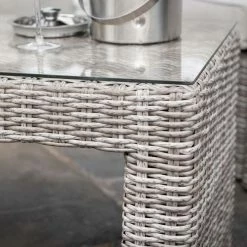 'Peony' Luxury Rattan 5 Seater Modular Garden Sofa Set With Open Coffee Table And Footstools In Stone By Primrose Living 11 'Peony' Luxury Rattan 5 Seater Modular Garden Sofa Set With Open Coffee Table And Footstools In Stone By Primrose Living -Plants outlet store Stone FU102252 2 CoffeeTableCorner 9e99