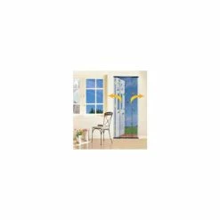 4 Piece Doorway Insect Curtain - Charcoal