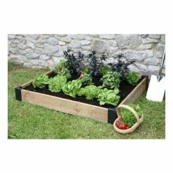 180 Litres - Haxnicks Raised Bed Base - 1.2m X 1m (H15cm)