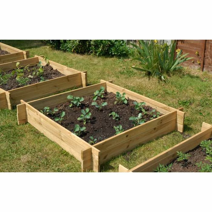 248 Litres - The Chamberlain Rectangular Wooden Raised Grow Bed By Lacewing™ - 155cm X 80cm (H20cm) 4 248 Litres - The Chamberlain Rectangular Wooden Raised Grow Bed By Lacewing™ - 155cm X 80cm (H20cm) - Image 2