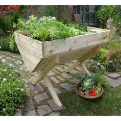 Zest 1m (3ft 3in) Wooden Raised Veg Bed