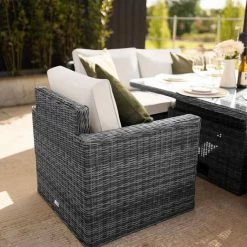 'Iris' Luxury Rattan 6 Seater Garden Sofa Set With Square Rising Table And Parasol In Stone By Primrose Living 10 'Iris' Luxury Rattan 6 Seater Garden Sofa Set With Square Rising Table And Parasol In Stone By Primrose Living -Plants outlet store fu102418 1 Chairback 4bde