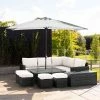 'Iris' Luxury Rattan 9 Seater Garden Sofa Set With Square Rising Table In Stone By Primrose Living 2 'Iris' Luxury Rattan 9 Seater Garden Sofa Set With Square Rising Table In Stone By Primrose Living -Plants outlet store fu102428 FullSet 71e5