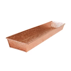 Medium Hammered Copper Finish Succulent Tray