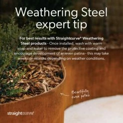 40cm Weathering Steel Square Planter Box By Straightcurve -Plants outlet store straightcurve all 3 b6f5